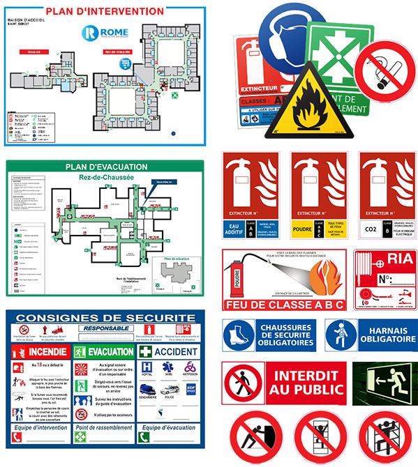 Signalétique et Plan d’évacuation Maroc