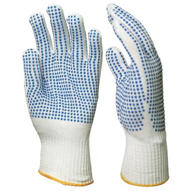 Gant tricot picots PVC EN 388 Maroc